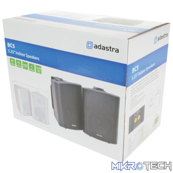 Adastra - Bc5-B 5Inch Stereo Background Speakers Pair 45Watt - Image 6