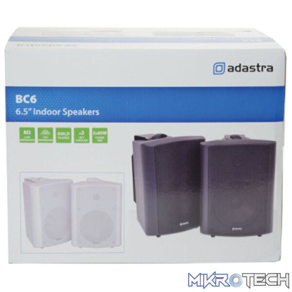 Adastra - Bc6-W 6Inch Stereo Background Speakers Pair 60Watt - Image 7