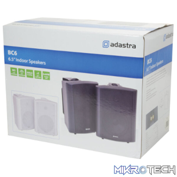 Adastra - Bc6-W 6Inch Stereo Background Speakers Pair 60Watt - Image 2