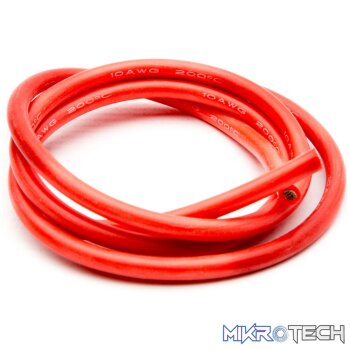10AWG Silicone Wire 3? Red