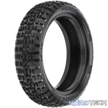 1/10 Hexon CR4 2WD Front 2.2? Carpet Buggy Tires (2)