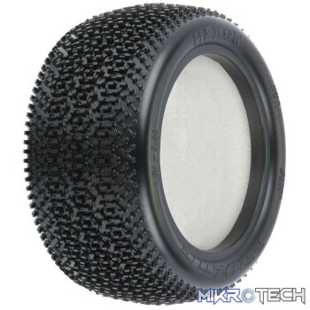 1/10 Hexon CR4 Rear 2.2? Carpet Buggy Tires (2)