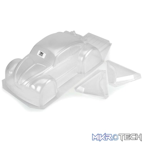 1/10 Volkswagen Drag Bug Clear Body: Drag Car - Image 2