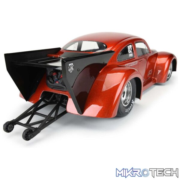 1/10 Volkswagen Drag Bug Clear Body: Drag Car - Image 5