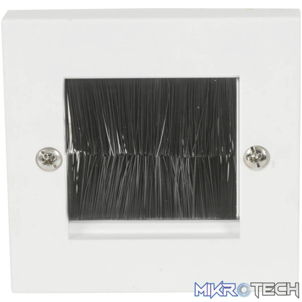 123275AV_1 Avlink - Brush Wallplate White - Image 1