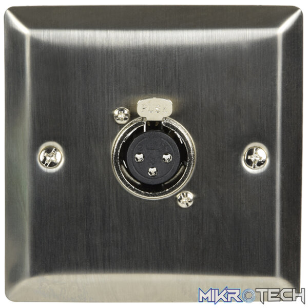 123316AV_1 Avlink - Steel Wallplate - Image 1