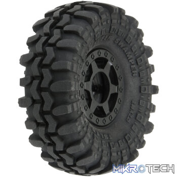 1/24 Interco Super Swamper F/R 1.0? Tires MTD 7mm Black Holcomb (4)
