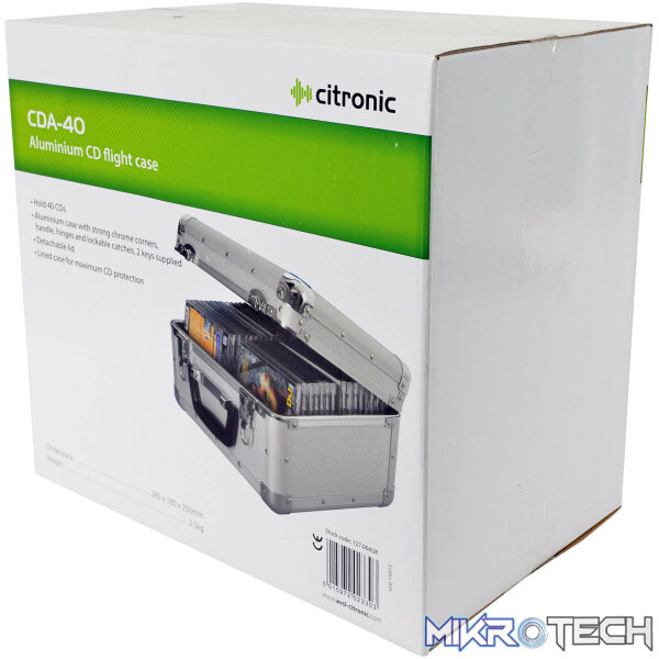Citronic - Cda:40 Aluminium Cd Case - Image 3