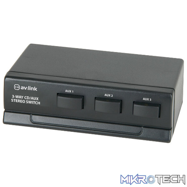 128.234_CO1 Avlink - 3 Way Cd/Aux Stereo Switch - Image 1