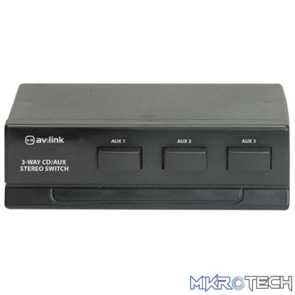 Avlink - 3 Way Cd/Aux Stereo Switch - Image 2