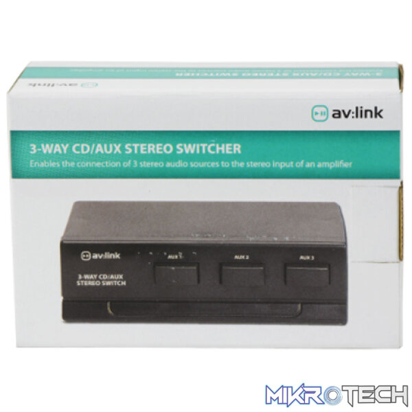 Avlink - 3 Way Cd/Aux Stereo Switch - Image 6