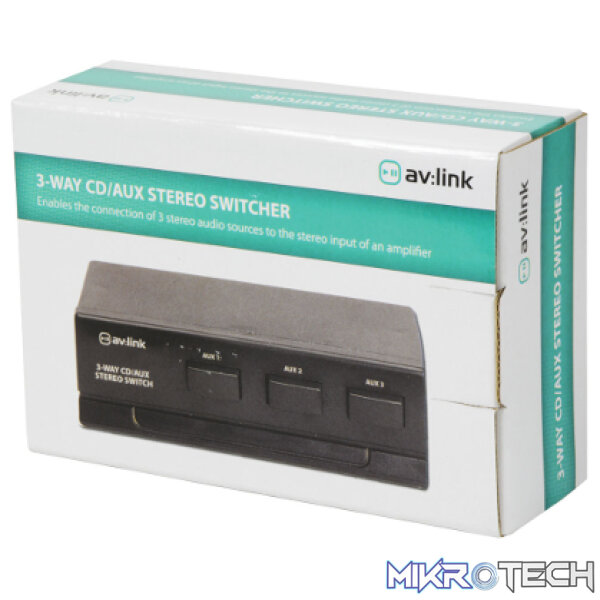 Avlink - 3 Way Cd/Aux Stereo Switch - Image 7