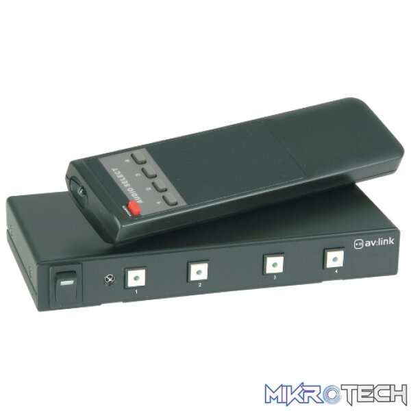 128.571_CO1 Avlink - Ad-Aud14 4 Way Stereo Distribution Amplifier - Image 1