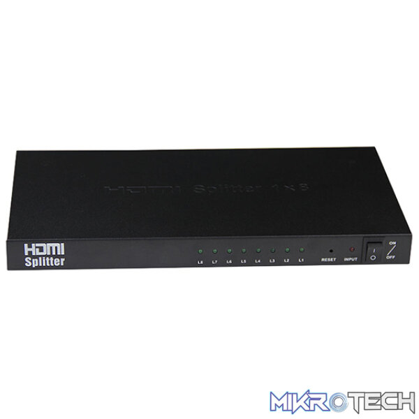 128828TVA_1 Tva - 1 In 8 Out 4K Hdmi Splitter - Image 1