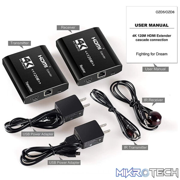 Tva - Hdmi Over Cat5/6 Extender 120M With Ir - Image 4