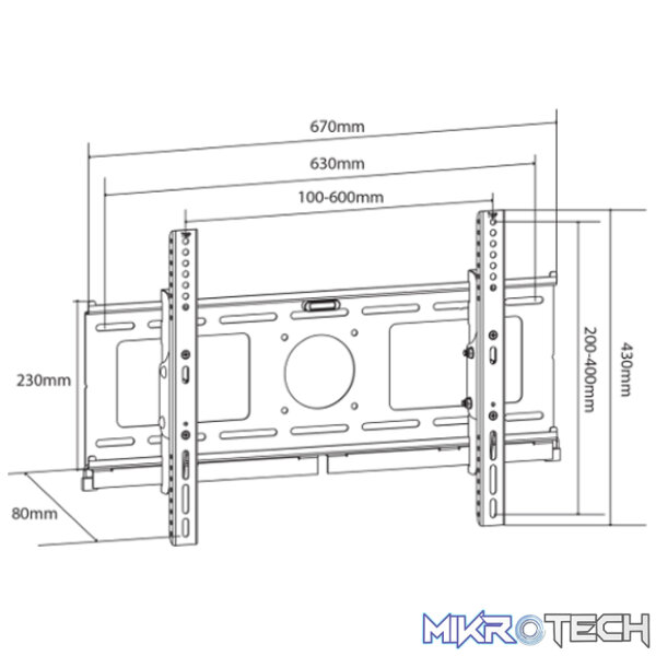 Avlink - Prt600 Tilt Wall Bracket For Lcd/Plasma Screens - Image 6