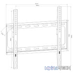 Avlink - Sf401 Fixed Tv Wall Bracket - Image 3