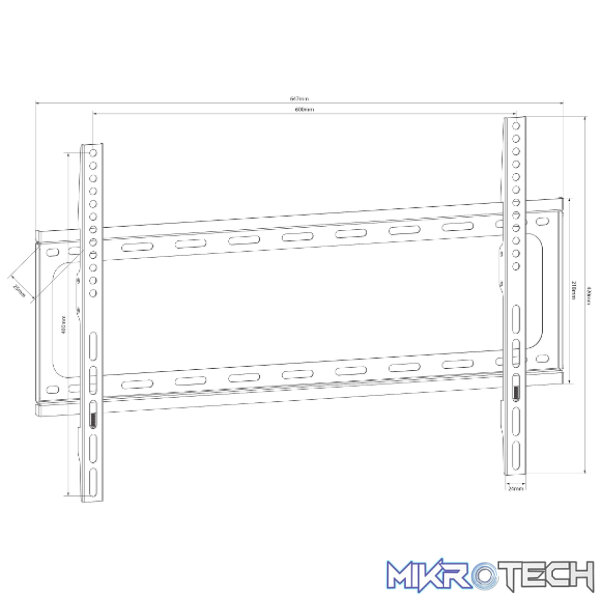 Avlink - Sf601 Fixed Tv Wall Bracket - Image 3