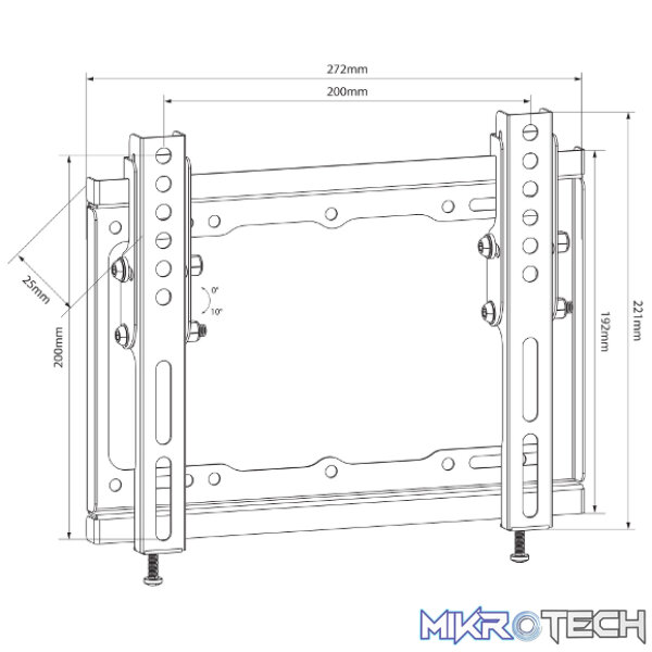 Avlink - St201 Tilt Tv Wall Brackets - Image 4