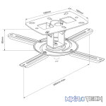 Avlink - Pjm80 Ceiling Project Bracket - Image 3