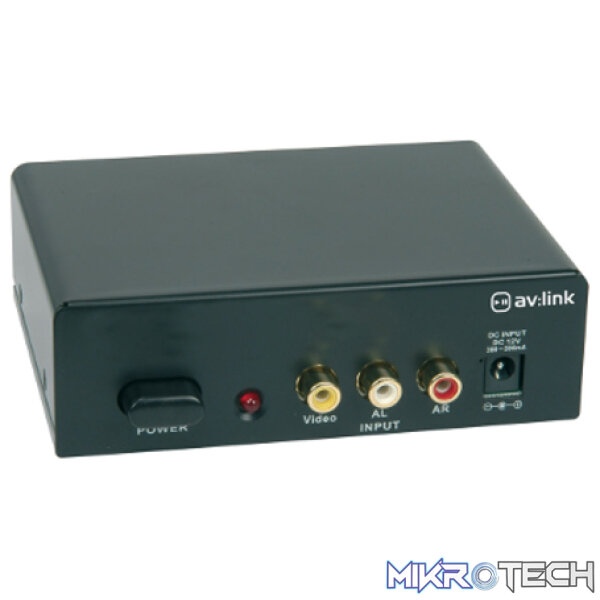 129.583_CO1 Avlink - Ad-Av14 4 Way/V Distribution Ampilifier - Image 1