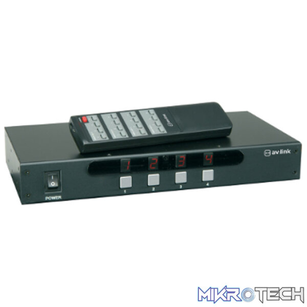 129.589_CO1 Avlink - Avlink - Ad-Av44 4:4 A/V Matrix Switcher With Ir Remote Control - Image 1