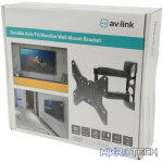 Avlink - Insd201 Full Motion Double Arm Tv Wall Mount Bracket - Image 4