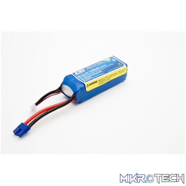 1300mAh 6S 22.2V 30C LiPo 13AWG EC3 1300mAh 6S 22.2V 30C LiPo 13AWG EC3