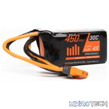 14.8V 450mAh 4S 30C LiPo Battery: IC2