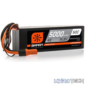 14.8V 5000mAh 4S 50C Smart LiPo IC5