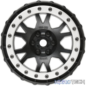 1/5 Impulse Pro-Loc Front/Rear 24mm X-MAXX Wheels (2) Black/Gray