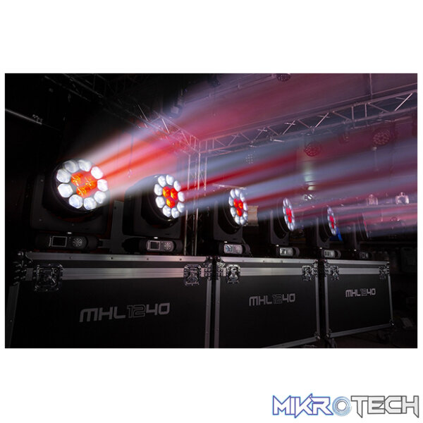 Beamzpro Mhl1240 Led Moving Head Zoom 12X 40W Rgbw [2 In A Flightcase] - Image 8