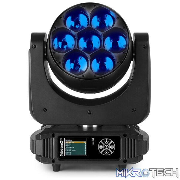 Beamzpro Mhl740 Led Moving Head Zoom 7X 40W Rgbw [2 In A Flightcase] - Image 3