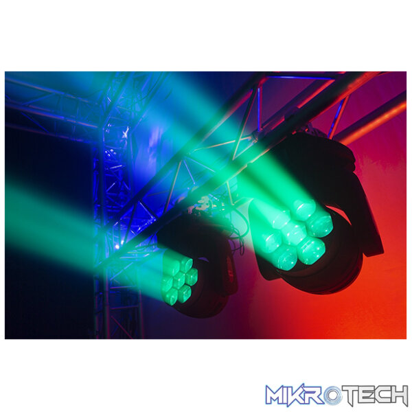 Beamzpro Mhl740 Led Moving Head Zoom 7X 40W Rgbw [2 In A Flightcase] - Image 8