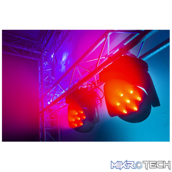Beamzpro Mhl740 Led Moving Head Zoom 7X 40W Rgbw [2 In A Flightcase] - Image 9