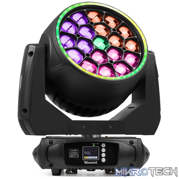 Beamzpro Mhl1940 Led Moving Head Bee Eye Zoom 19X 40W Rgbw - Image 2