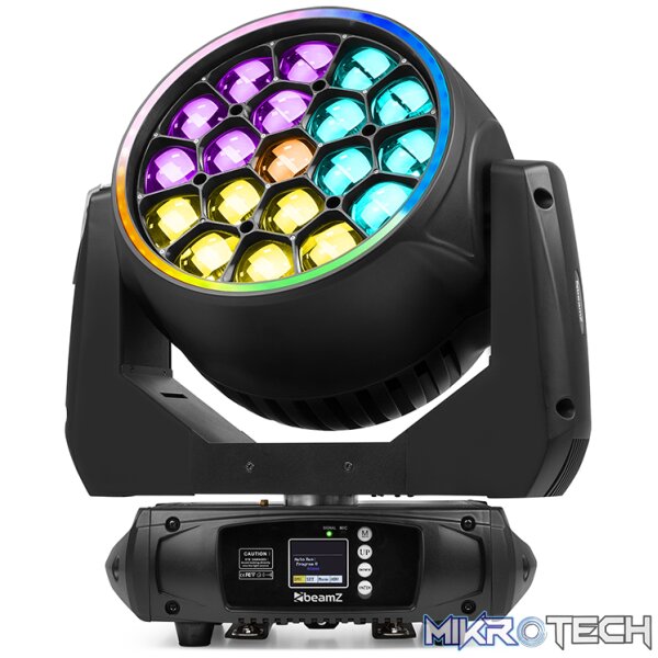 Beamzpro Mhl1940 Led Moving Head Bee Eye Zoom 19X 40W Rgbw - Image 3