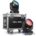 Beamz Mhl1912 Led Moving Head Wash 19X 12W Rgbw [2 In A Flightcase]