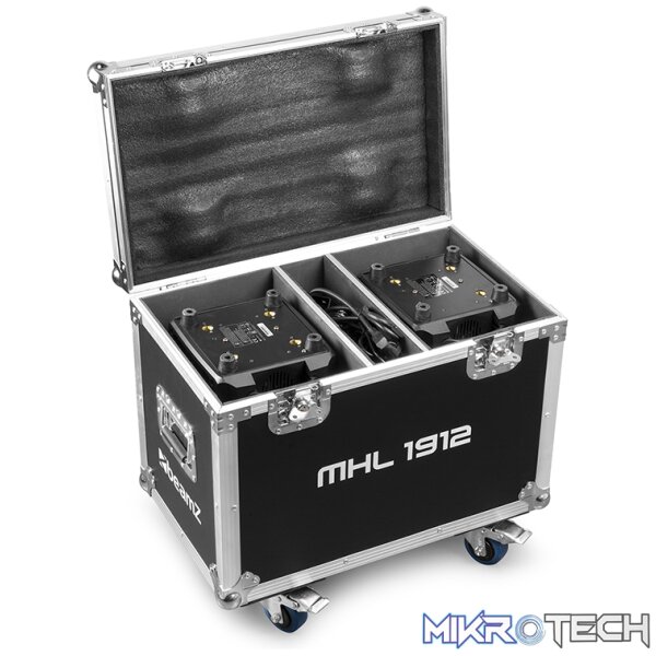Beamz Mhl1912 Led Moving Head Wash 19X 12W Rgbw [2 In A Flightcase] - Image 5