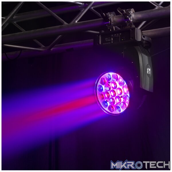 Beamz Mhl1912 Led Moving Head Wash 19X 12W Rgbw - Image 10