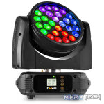 Beamz Fuze2812 Led Moving Head Wash With Zoom 28X 12W Rgbawuv