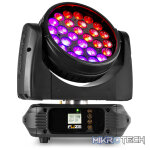Beamz Fuze2812 Led Moving Head Wash With Zoom 28X 12W Rgbawuv - Image 2