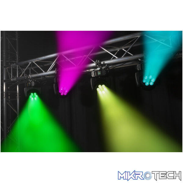Beamz Fuze610Z Led Moving Head Wash With Zoom 6X 10W Rgbw - Image 9