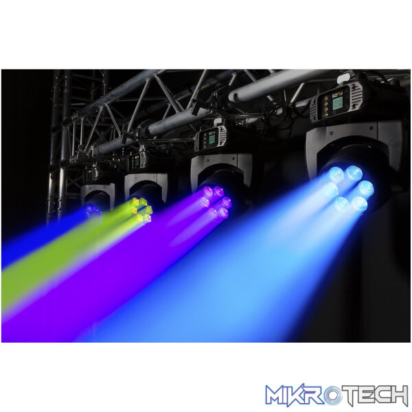 Beamz Fuze610Z Led Moving Head Wash With Zoom 6X 10W Rgbw - Image 8
