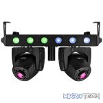 Beamz Fuze Twin Led Moving Head Bar 1X 75W 6X 15W Rgbw - Image 3