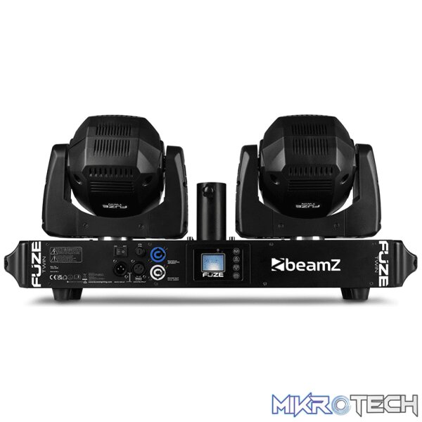 Beamz Fuze Twin Led Moving Head Bar 1X 75W 6X 15W Rgbw - Image 4