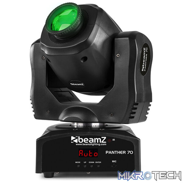 Beamz Panther70 Led Moving Head Spot 1X 70W - Image 2