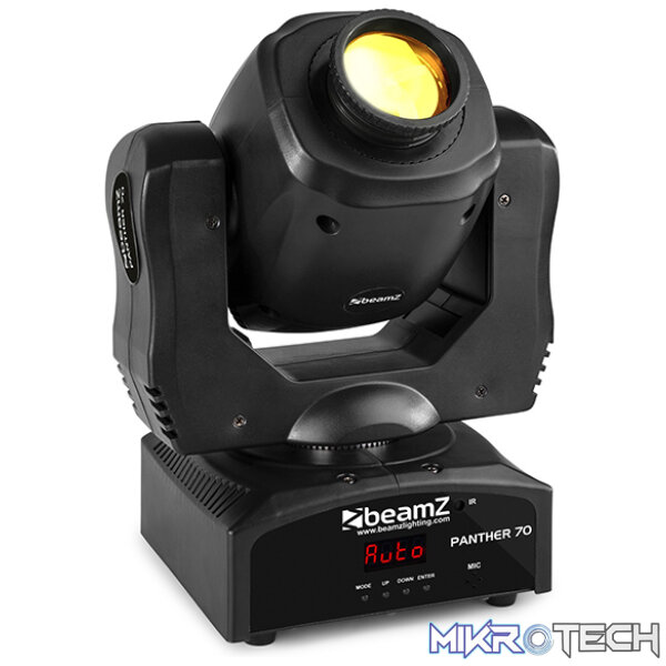 Beamz Panther70 Led Moving Head Spot 1X 70W - Image 4