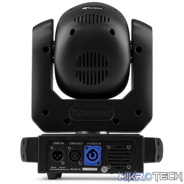 Beamz Cobra100H Led Moving Head Beam 1X 100W With Prism - Image 6