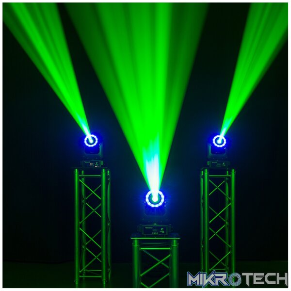 Beamz Cobra100R Led Moving Head Spot 1X 100W With Ring Rgbw - Image 11